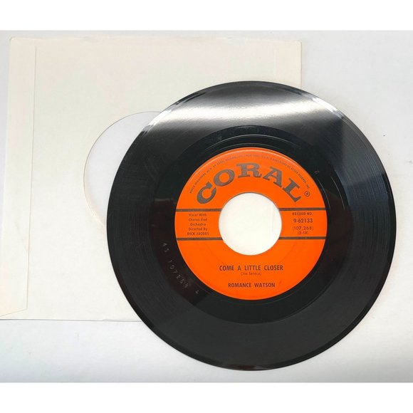 Romance Watson Come a Little Closer / Real Thing 45 RPM Northern Soul Vinyl - Picture 3 of 6